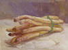 Asparagus from Millau's Market 5"x7"