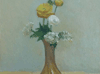 Yellow vase with flowers 8"x10"