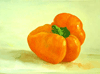 Orange Sweet Pepper 5"x7"